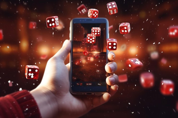 Tampilan meja Texas Poker di platform deathloop dengan kartu komunitas dan chip taruhan